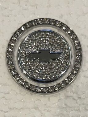 CHEVY Bling Chrome Car Auto Start Stop Push Button Engine Ignition Ring Cover